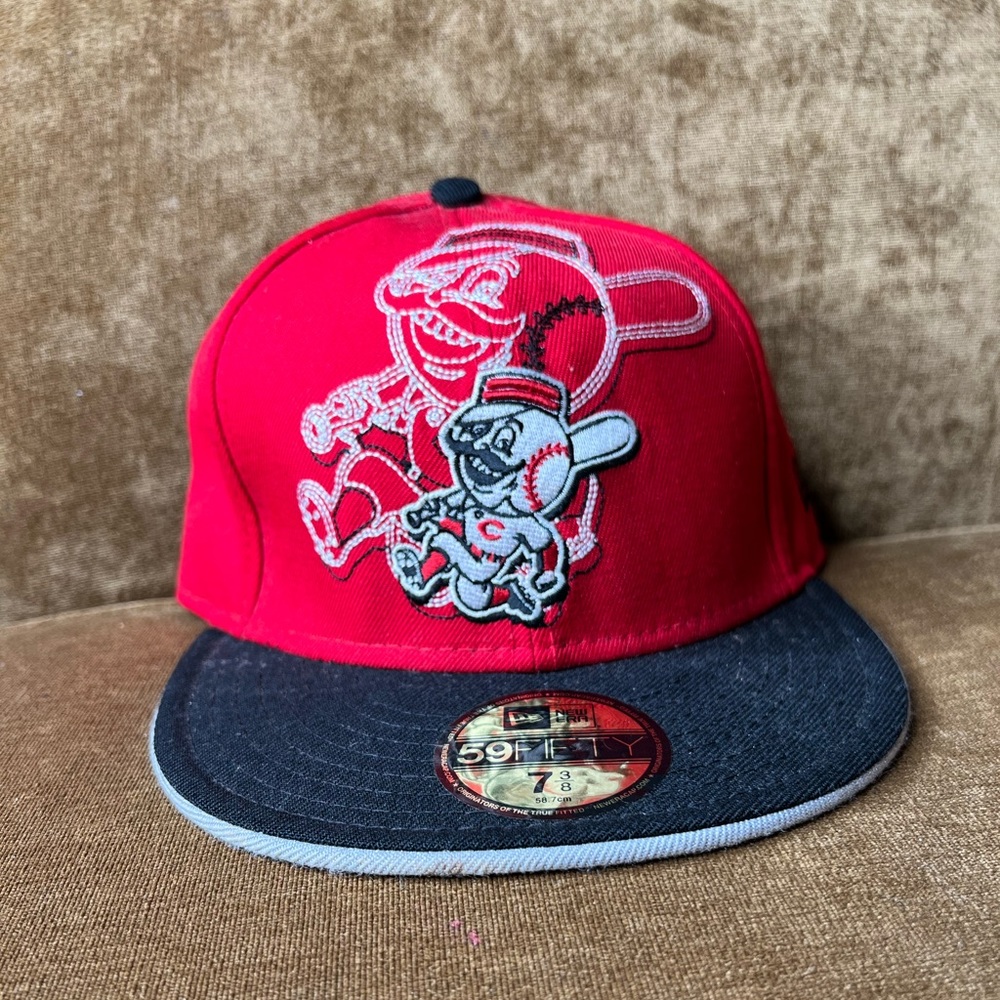 Cincinnati reds Mitchell & Ness fitted cap